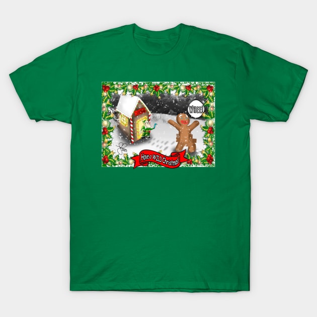 A WILD Christmas T-Shirt by SamSteinDesigns